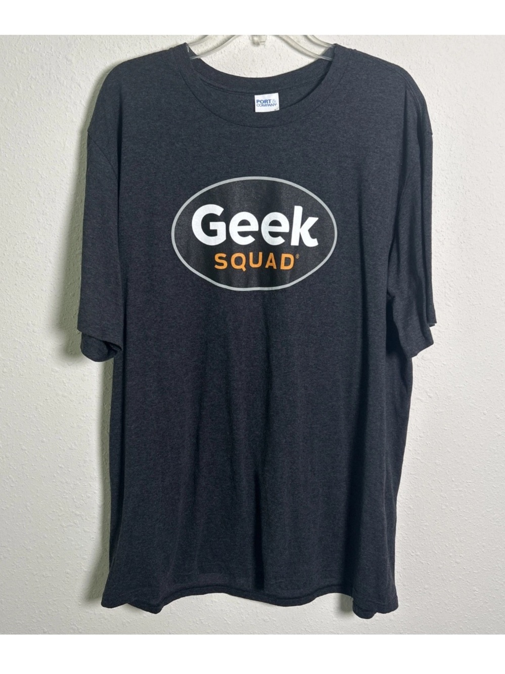 Geek Squad Dark Gray Men’s 2XL T-Shirt Port And Company